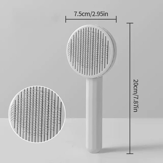 Self-Cleaning Pet Grooming Brush
