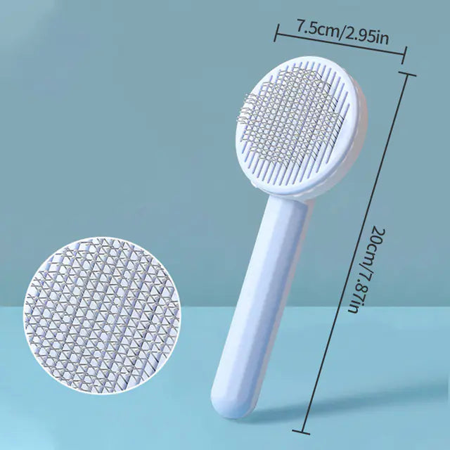 Self-Cleaning Pet Grooming Brush