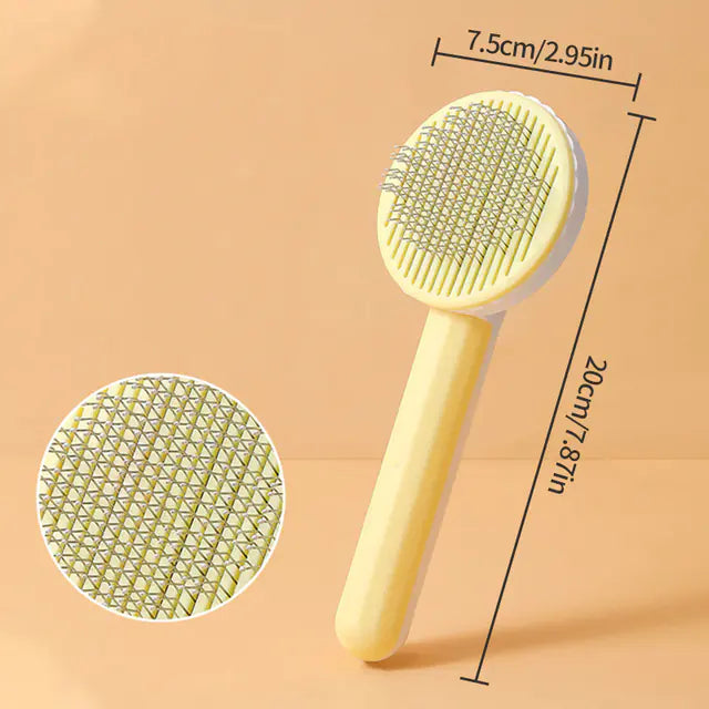 Self-Cleaning Pet Grooming Brush